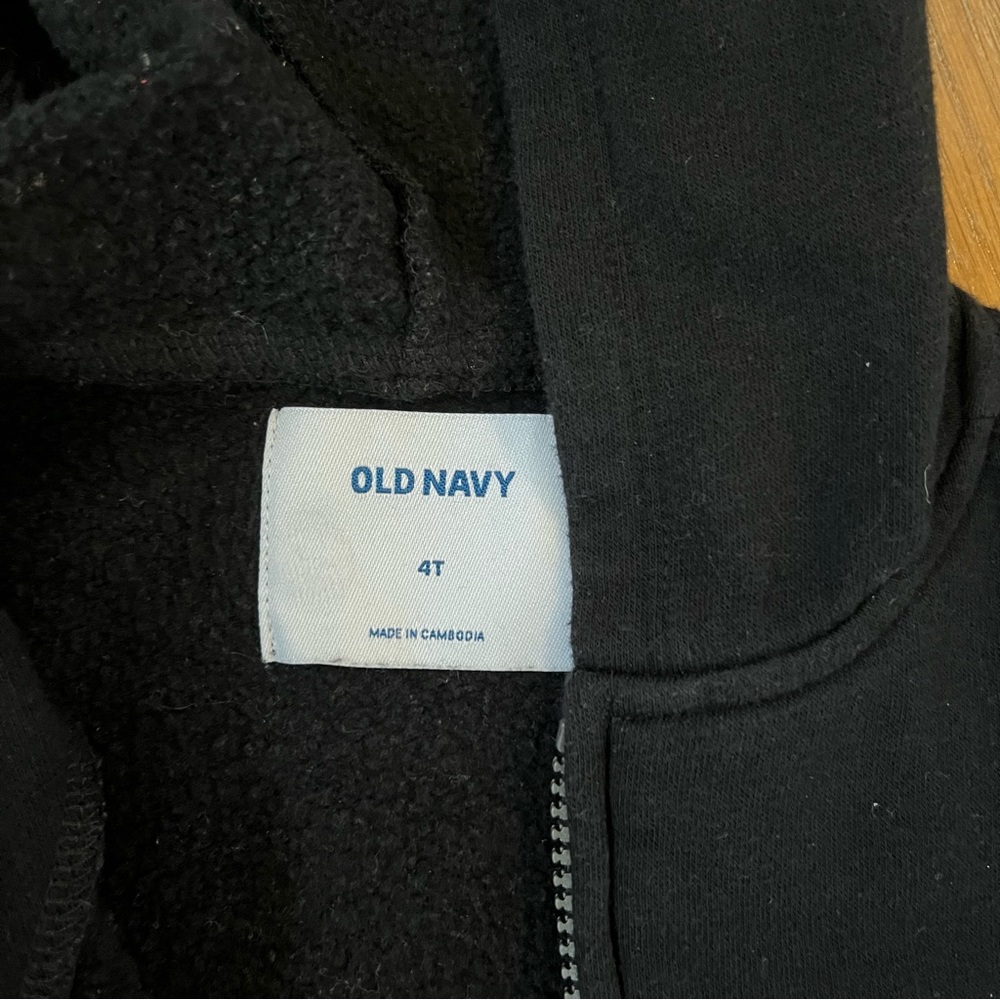 Boys 4T Dino zip up hoodie - Picture 4 of 4